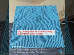 Easy Cleaning 18mm Rib Surface Durability Uv Resistant Many colors available