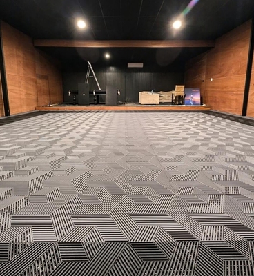 3D Interlocking Vinyl Floor Tiles Garage 0.7 Inch Thick ASTM D2047