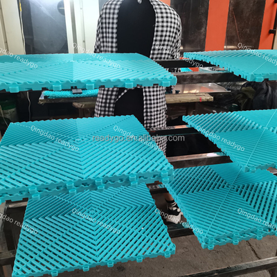 Thickness 18mm Polypropylene Garage Flooring Basement Plastic Garage Tiles