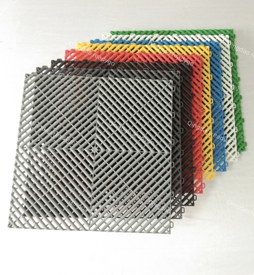 Interlockable Polypropylene Garage Floor Tiles 400*400mm Garagetrac Flooring