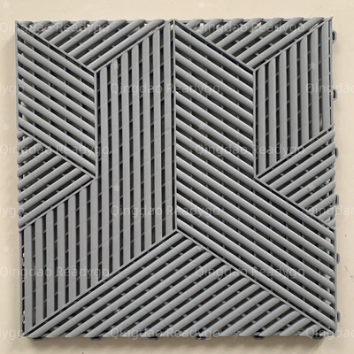 Interlocking Waterproof Garage Floor Tiles in Black