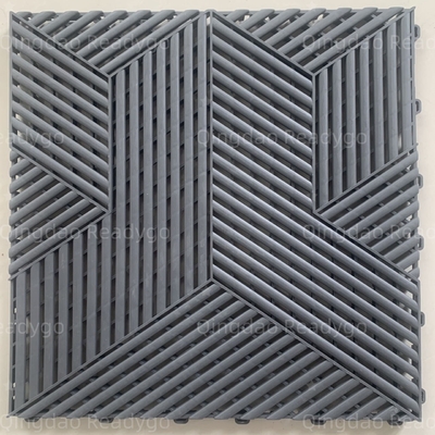 Factory 40*40cm 3D Newgarage floor tiles plastic PP Garage Flooring for workshop