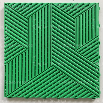 Interlock Self Draining Garage Floor Tiles Outdoor For Workshop