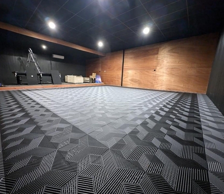 Chemical Resistant Interlocking Garage Tile 40x40 Interlocking Garage Floor Panels