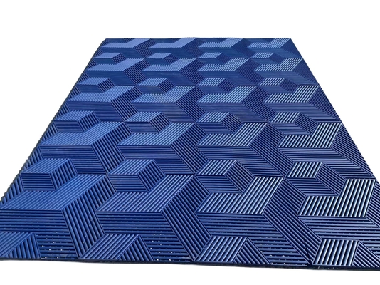 2500 Lbs Weight Capacity Black Garage Floor / Garage Floor Tile with Interlocking Installation