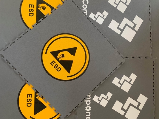 ESD Interlocking PVC Garage Flooring 10 Ohm ESD Flooring Tiles