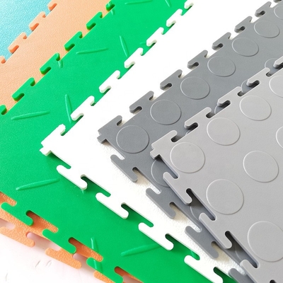 Waterproof Gray PVC Garage Flooring Tile For Indoor Outdoor