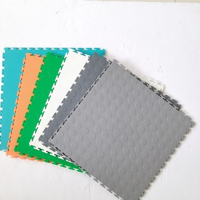 Anti Slip PVC Garage Floor Mat 498*498mm PVC Tile Garage Flooring