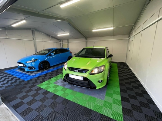 UV Proof Polypropylene Garage Flooring 40x40 Interlocking Workshop Flooring