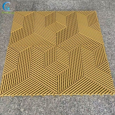 Interlocking Garage Tile With Weight Capacity Of At Least 30 Tons