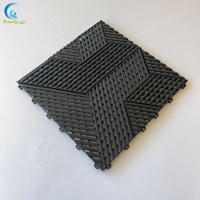 400 * 400 * 18mm Garage Floor Tile High Impact Resistance Withstand At Least 30 Tons
