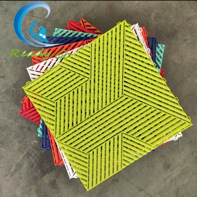 Waterproof Outdoor Interlocking Garage Flooring Coverage Area Of 6.25 Tiles 1 Square Meter